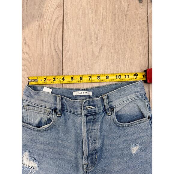 PacSun Women’s High Rise Straight Jeans Size 27 Light wash - Picture 9 of 10